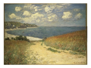 Chemin dans les Bles a Pourville