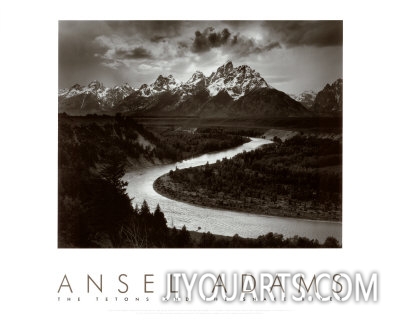 ansel adams tetons and the snake river grand teton national park 1942