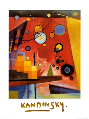 wassily kandinsky heavy red