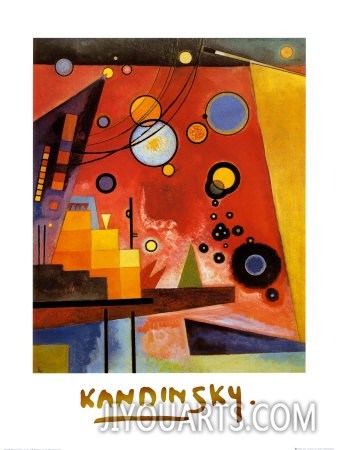 wassily kandinsky heavy red