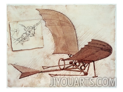 leonardo da vinci flying machine