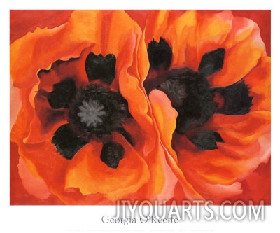 georgia okeeffe oriental poppies 1928