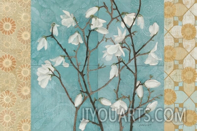 kathrine lovell patterned magnolia branch