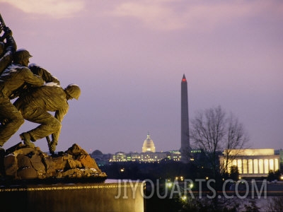 kenneth garrett view of the iwo jima monument