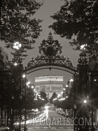 peter adams arc de triomphe paris france