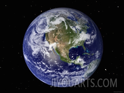 stocktrek images full earth showing north america with stars