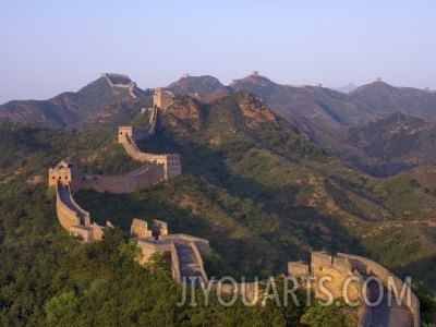 adam tall the great wall near jing hang ling unesco world heritage site beijing china