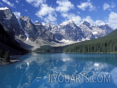 diane johnson moraine lake in the valley of ten peaks canada