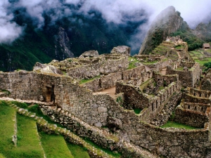 jeffrey becom overview of terraced royal inca ruins machu picchu peru