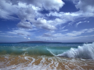 beautiful view of the ocean from the shore