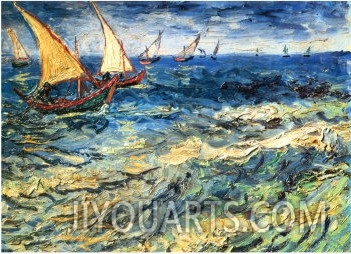 Seascape at Saintes Maries, c.1888