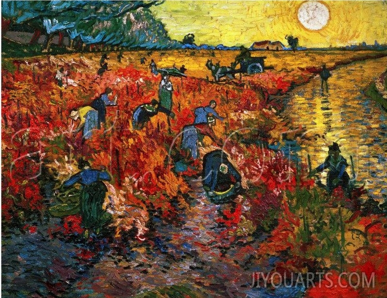 The Red Vineyard at Arles, c.1888