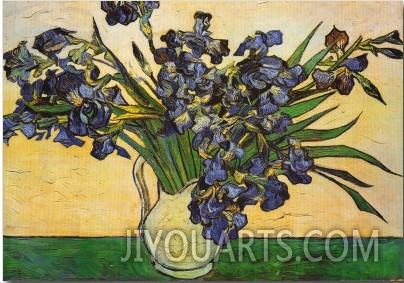 Vase of Irises, c.1890