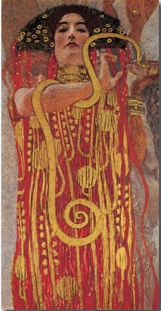 Hygieia (detail from Medicine)