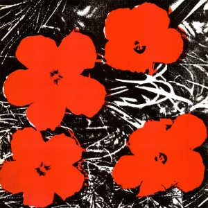 andy warhol flowers red 1964