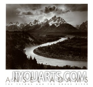 Tetons and The Snake River, Grand Teton National Park, 1942