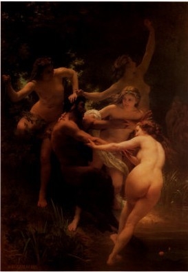 Nymphs and Satyr