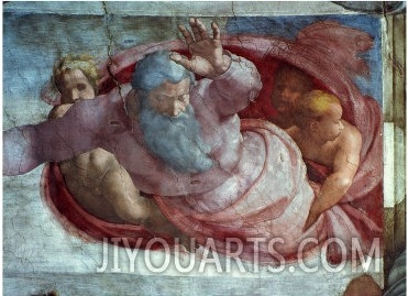 Sistine Chapel  God Dividing the Waters and Earth