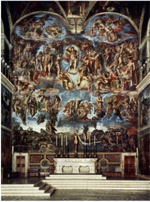 Sistine Chapel with the Retable of the Last Judgement