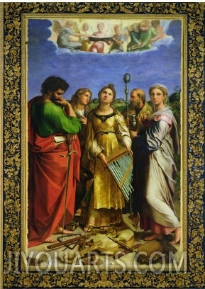 St. Cecilia Surrounded by St. Paul, St. John the Evangelist, St. Augustine and Mary Magdalene