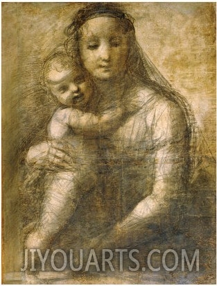 Virgin and Child, Preparatory Cartoon for the  Mackintosh Madonna