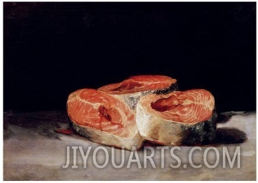 Still Life with Slices of Salmon, 1808 12