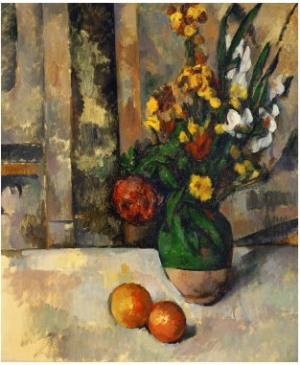 Vase and Apples