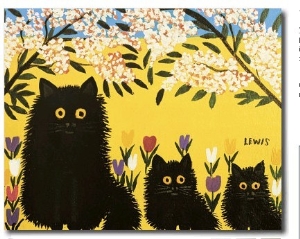 Three Black Cats