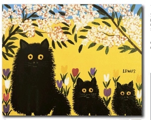 Three Black Cats