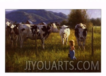 Anniken and the Cows