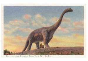 Brontosaurus, Dinosaur Park, Rapid City, South Dakota