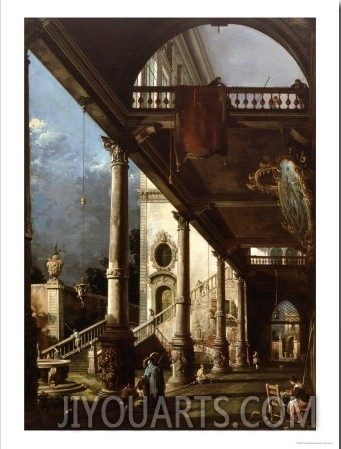 Capriccio with Colonnade, circa 1765