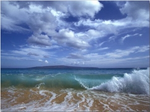 Beautiful View of the Ocean from the Shore