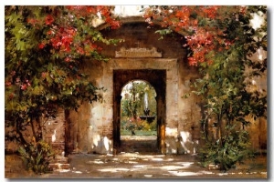 Flowered Doorway