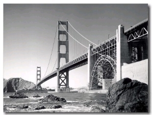 Golden Gate Bridge 1950, California