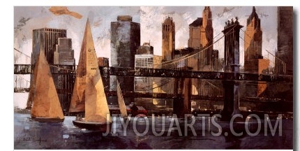 Sailboats in Manhattan II