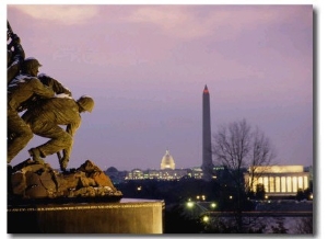 View of the Iwo Jima Monument