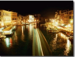 Grand Canal at Night, Venice, Italy