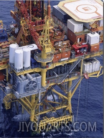 Offshore Oil Rig in the Gulf of Mexico