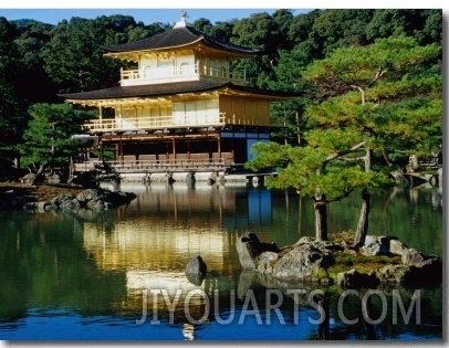 Kingkaku Ji Temple (Golden Pavilion), Kyoto, Japan