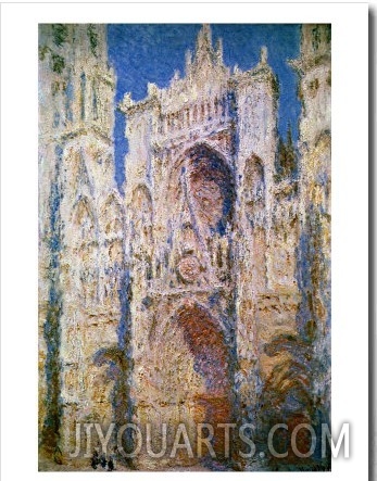 Rouen Cathedral, West Facade, Sunlight, 1894
