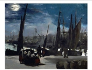 Moonlight Over Boulogne Harbor, 1869