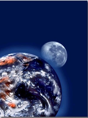 The Earth and the Moon