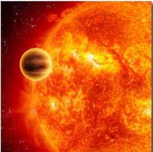 Gas Giant Exoplanet Transiting Across the Face of Its Star