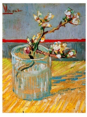 Blossoming Almond Branch in a Glass, c.1888