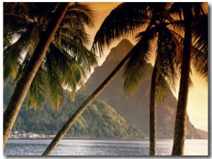 The Pitons, Soufriere, St. Lucia