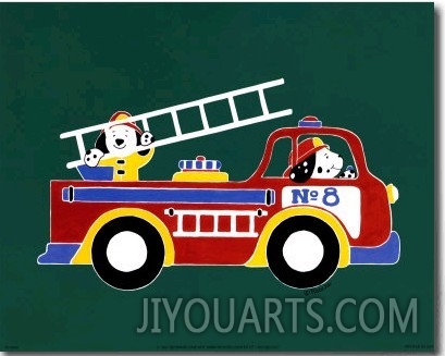 Dogs on Firetruck II