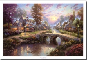 Sunset on Lamplight Lane