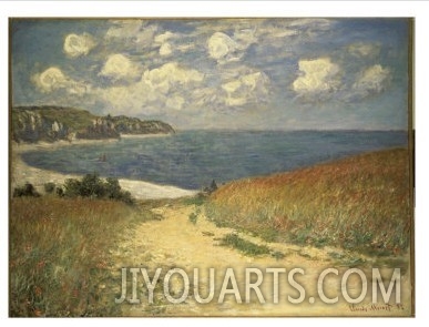 Chemin dans les Bles a Pourville