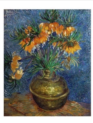 Crown Imperial Fritillaries in a Copper Vase, c.1886